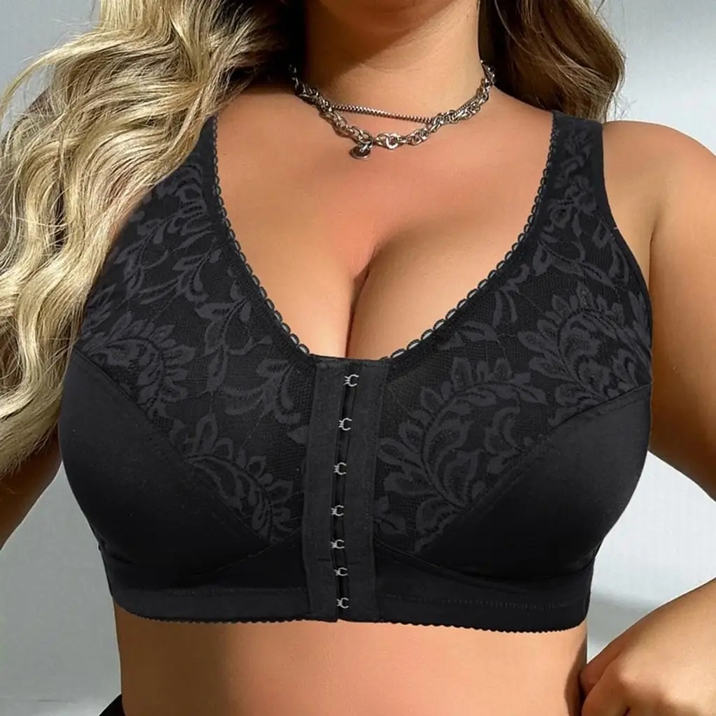 Seven-Hook Front-Close Bra - Image 4