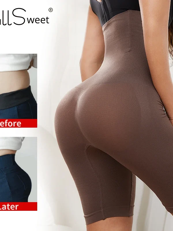 High-Waist Smoothing Shorts