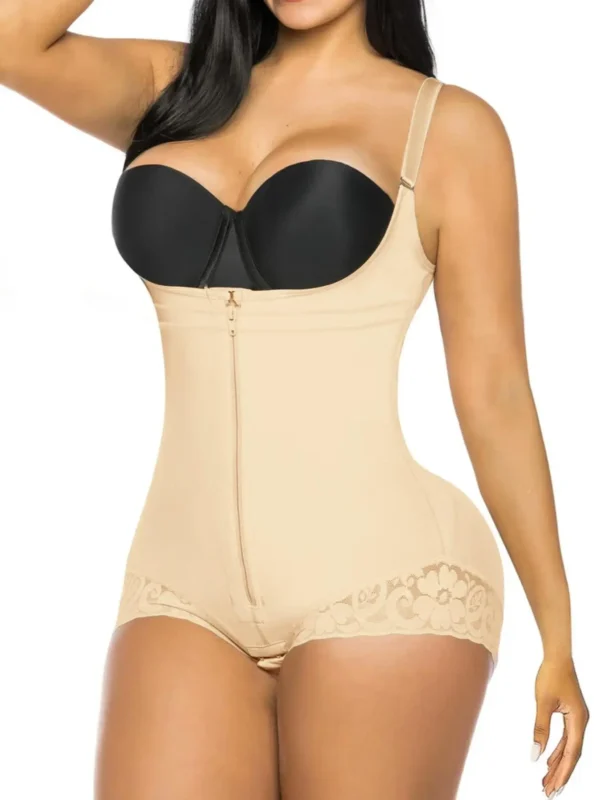 Zip-Front Support Bodysuit